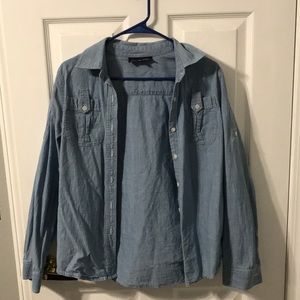 Denim Flannel like Outerwear